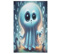 Ghost Wooden Jigsaw Puzzles for Adults Hard Poster Puzzle 1000 Piece Precise Interlocking Educational Game Toys 78×53cm