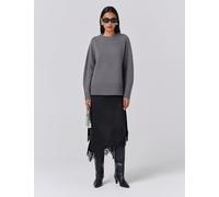 Ghost Wool Rich Crew Neck Jumper Grey