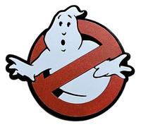 Ghostbuster Logo Sign, Decal or Fridge Magnet. Size 76mm x 60mm x 3.75mm. The Sign comes with a choice of Mounting options that are selectable from the customisation box.
