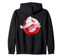Ghostbusters 1984 Movie No-Ghost 3D Glossy Insignia Emblem Zip Hoodie