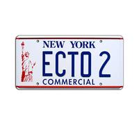 Ghostbusters 2 | ECTO 2 | Metal Stamped License Plate
