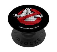 Ghostbusters 8-Bit Logo PopSockets Adhesive PopGrip