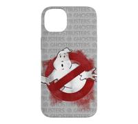 Ghostbusters 84 Movie Faded Cracked Halftone No-Ghost Grunge Case for iPhone 14 Plus