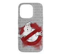 Ghostbusters 84 Movie Faded Cracked Halftone No-Ghost Grunge Case for iPhone 14 Pro