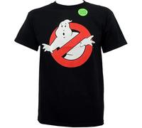 Ghostbusters Black Glow in The Dark Mens T-Shirt(XX-Large)