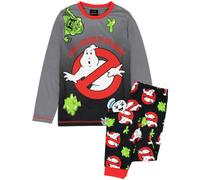 Ghostbusters Boy's Kids Long Sleeve Long Leg Pyjama Set (Multicoloured) | Size: 10-11 Years Ghostbusters Multicolor 10-11 Years