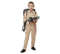 Smiffys Licensed Ghostbusters Costume Age 10-12 Large With Backpack & Gun NEW UK