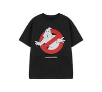Ghostbusters Classic Logo Short Sleeved T-Shirt | Unisex Kids Black | Size: 11-12 Years Ghostbusters Black 11-12 Years