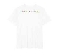 Ghostbusters Colorful Text Logo T-Shirt, Men's Big and Tall, White, 5X Tall
