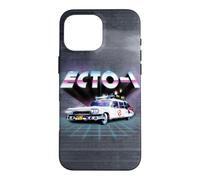 Ghostbusters Ecto 1 1984 80s Movie Car Synthwave Chrome Grid Case for iPhone 16 Pro Max