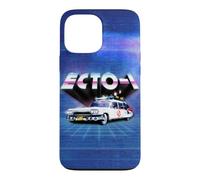 Ghostbusters Ecto 1 1984 80s Movie Car Synthwave Grid Chrome Case for iPhone 13 Pro Max