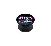 Ghostbusters Ecto 1 Synthwave NYC 1984 80s Movie Retro PopSockets Adhesive PopGrip