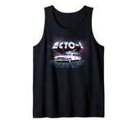 Ghostbusters Ecto 1 Synthwave NYC 1984 80s Movie Retro Tank Top