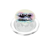 Ghostbusters Ecto 1 Synthwave NYC 1984 80s Retro Movie PopSockets PopGrip for MagSafe