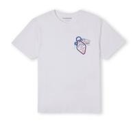 Ghostbusters Ecto-1 Unisex T-Shirt - White | Size: 2XL Ghostbusters White 2XL