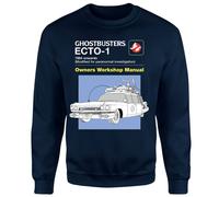 Ghostbusters Ecto-1 User Manual Sweatshirt - Navy | Size: XL Ghostbusters Navy XL