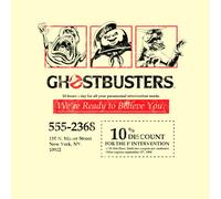 Ghostbusters Flyer Unisex T-Shirt - White Vintage Wash - M