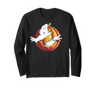 Ghostbusters Halloween Pumpkin Classic Logo Long Sleeve T-Shirt
