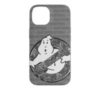 Ghostbusters Halloween Spider Web Monochrome Silver No-Ghost Case for iPhone 14