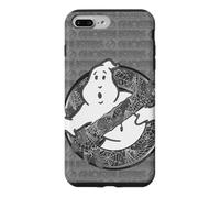 Ghostbusters Halloween Spider Web Monochrome Silver No-Ghost Case for iPhone 7 Plus/8 Plus