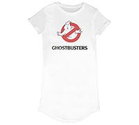 Ghostbusters Logo Womens White T-Shirt Dress - X Large