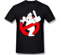 Ghostbusters Men's Cotton Fashion Performance Basic Short Sleeve T-Shirt Black(X-Large)