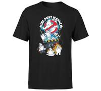 Ghostbusters Mini-Puft Mayhem Men's T-Shirt - Black | Size: Medium Ghostbusters Black M
