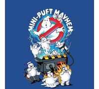Ghostbusters Mini-Puft Mayhem Men's T-Shirt - Blue - M