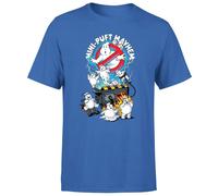 Ghostbusters Mini-Puft Mayhem Men's T-Shirt - Blue | Size: XL Ghostbusters Blue XL
