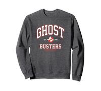Ghostbusters No Ghost Basketball Jersey Sweatshirt, Adult Unisex, Dark Heather Grey, X-Large