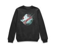 Ghostbusters Official Frozen Empire Logo Sweatshirt - Black | Size: Large Ghostbusters Black L