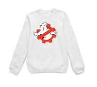 Ghostbusters Official GB Engineering Sweatshirt - White | Size: Medium Ghostbusters White M