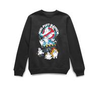 Ghostbusters Official Mini-Puft Mayhem Sweatshirt - Black | Size: Medium Ghostbusters Black M