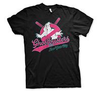 Ghostbusters Officially Licensed New York City Mens T-Shirt (Black), Large