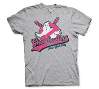 Ghostbusters Officially Licensed New York City Mens T-Shirt (Heather Grey), Large