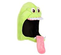 Ghostbusters Slimer Jawesome Adult Costume Hat Officially Licensed Green Plush Headgear for Halloween