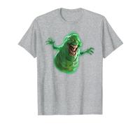 Ghostbusters Slimer Large Face Portrait T-Shirt, Men, Heather Grey, 5X-Large