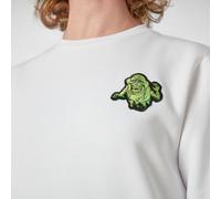 Ghostbusters Slimer Pocket Square Sweatshirt - White - S