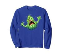 Ghostbusters Slimer Screaming Portrait Sweatshirt, Adult Unisex, Royal Blue, Large