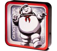 Numskull Official Ghostbusters Stay Puft Acrylic Logo Desk Lamp Wall Light for Bedroom, Office, Home, Study, Work - Official Ghostbusters Merchandise