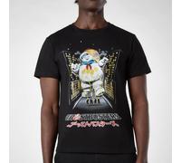 Ghostbusters Stay Puft Kanji Attack Men's T-Shirt - Black - L