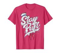Ghostbusters Stay Puft Marshmallow Man Style Font T-Shirt T-Shirt, Men, Red Heather, Medium