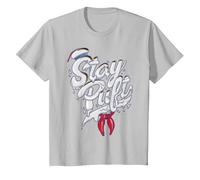 Ghostbusters Stay Puft Marshmallow Man Style Font T-Shirt T-Shirt, Youth, Silver Grey, 2T
