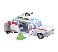 Ghostbusters Track & Trap Ecto-1 Toy Vehicle with Fright Features Ecto-Stretch Tech Slimer Accessory, Compatible with 5-Inch Toys, 4+