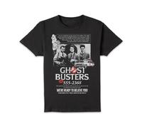 Ghostbusters Vintage Advert Unisex T-Shirt - Black | Size: Medium Ghostbusters Black M