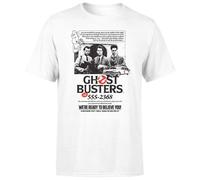 Ghostbusters Vintage Advert Unisex T-Shirt - White | Size: 3XL Ghostbusters White 3XL