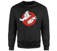 Ghostbusters Vintage Classic Logo Sweatshirt - Black | Size: XL Ghostbusters Black XL
