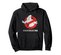 Ghostbusters Vintage Distressed Ghost Logo Retro Movie Pullover Hoodie