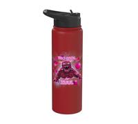 Ghostbusters Zuul Terror Dog 1984 Movie Synthwave Neon-Grid Stainless Steel Insulated Water Bottle