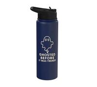 Ghosted Before It was Trendy Stainless Steel Insulated Water Bottle